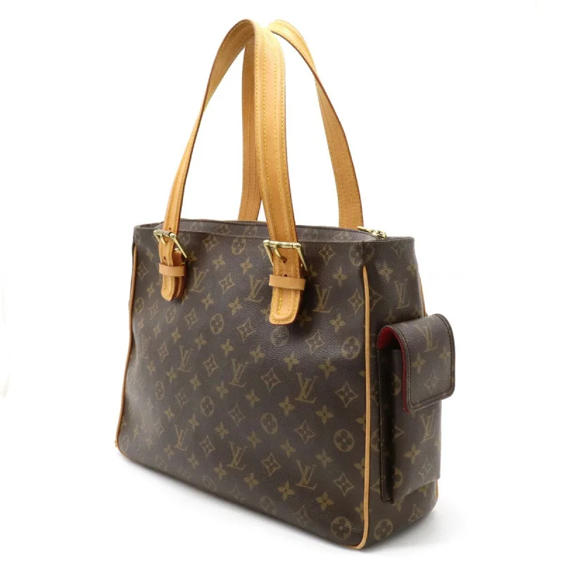 Louis Vuitton handbags with a metal - framed clasp for durabilityLOUIS VUITTON Monogram Multipuri City Tote Bag Shoulder M51162