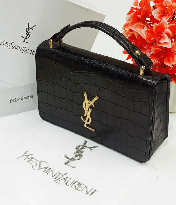 Yves Saint Laurent luxury handbags for womenImported YSL Crossbody Bag for Women - With Box for women (Balck)