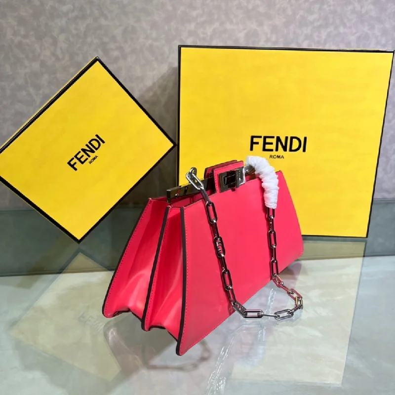 Fendi tote bags with a printed Fendi logo on the front for high brand visibilityWF -  Fendi Bag - 048