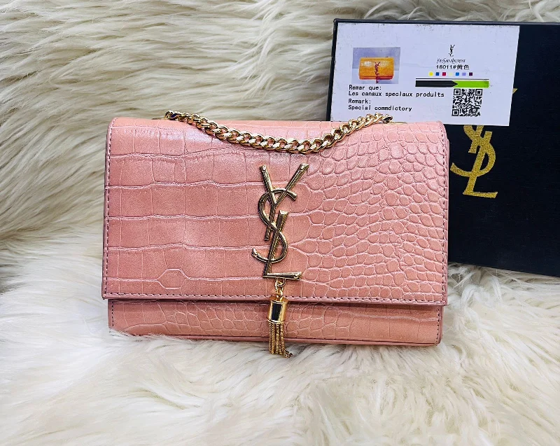 Yves Saint Laurent bags for a chic, modern styleYSL High Quality Imported Cross Body Women Bag (Pink)