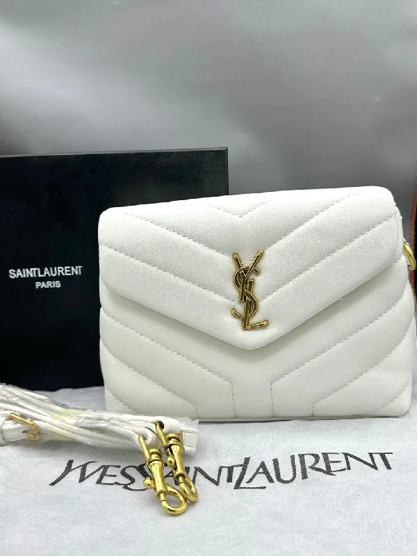 Yves Saint Laurent bags in vibrant colorsYSL Premium Women’s Bag – Luxury with Complete Box Packaging (White 2)