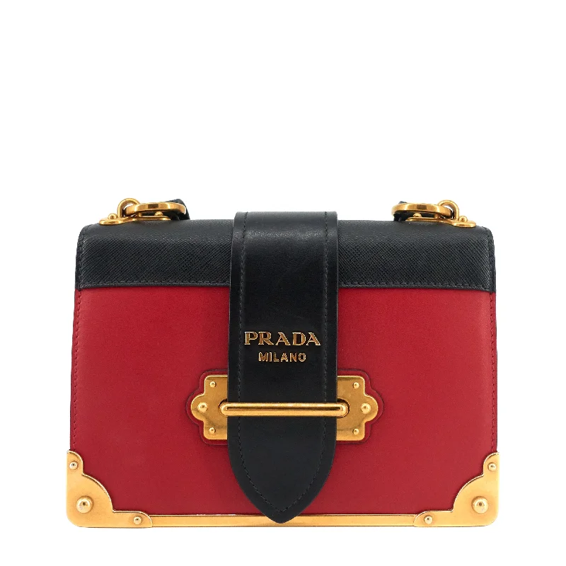 Ladies Prada Re - Edizione 2005 bags with a star - shaped charm for a playful touchCahier Small Leather Crossbody Bag