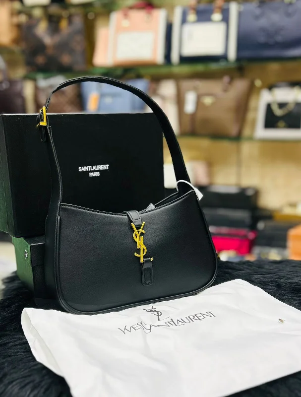 Yves Saint Laurent bags for sophisticated looksLuxurious Women Bag - YSL-Inspired Premium Quality Bag with Box & Dust Bag (Black-1)