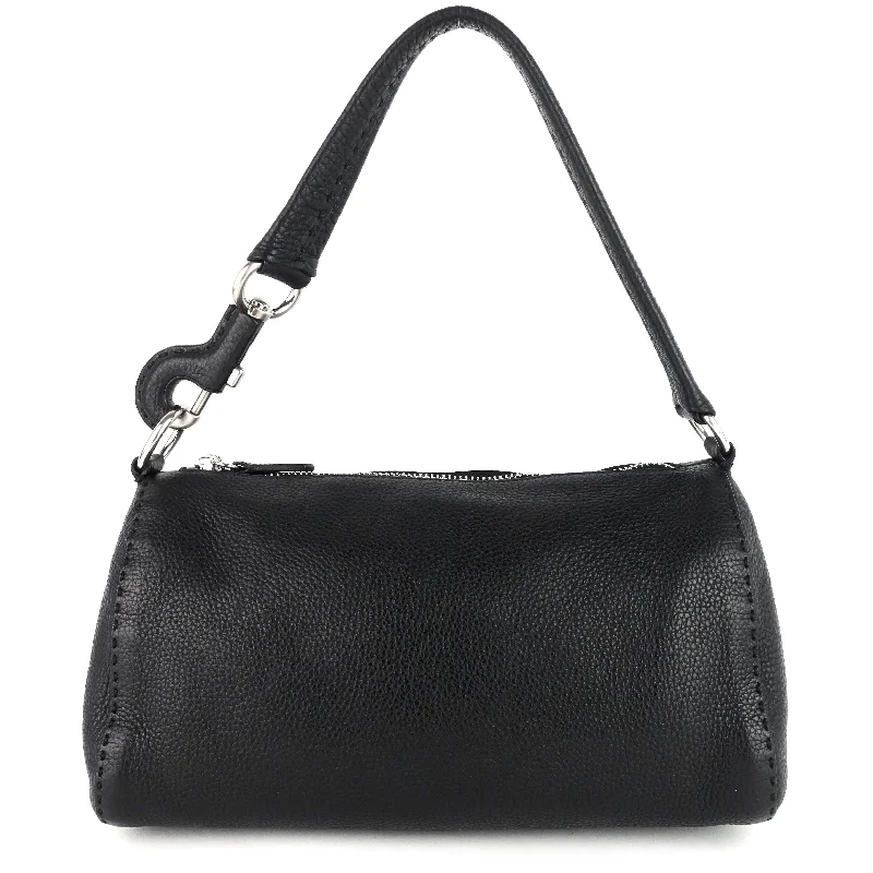 Ladies Prada shoulder bags with a magnetic - closure flap for easy opening and closingVitello Daino Leather Shoulder Bag