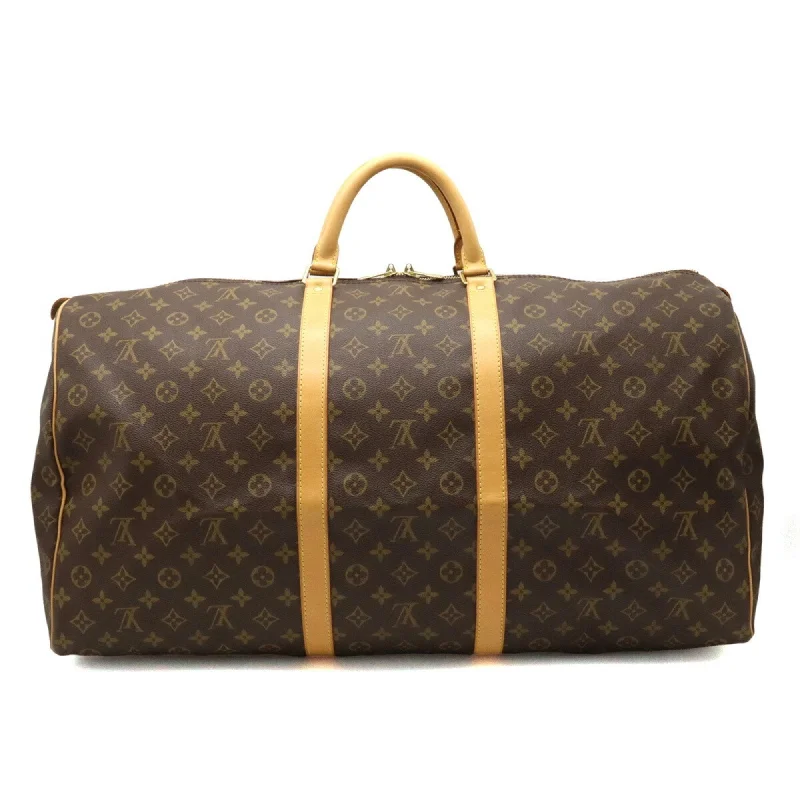 Louis Vuitton Twist bags with a contrast - colored interior for visual interestLOUIS VUITTON Monogram Keepall 60 Boston Bag M41422