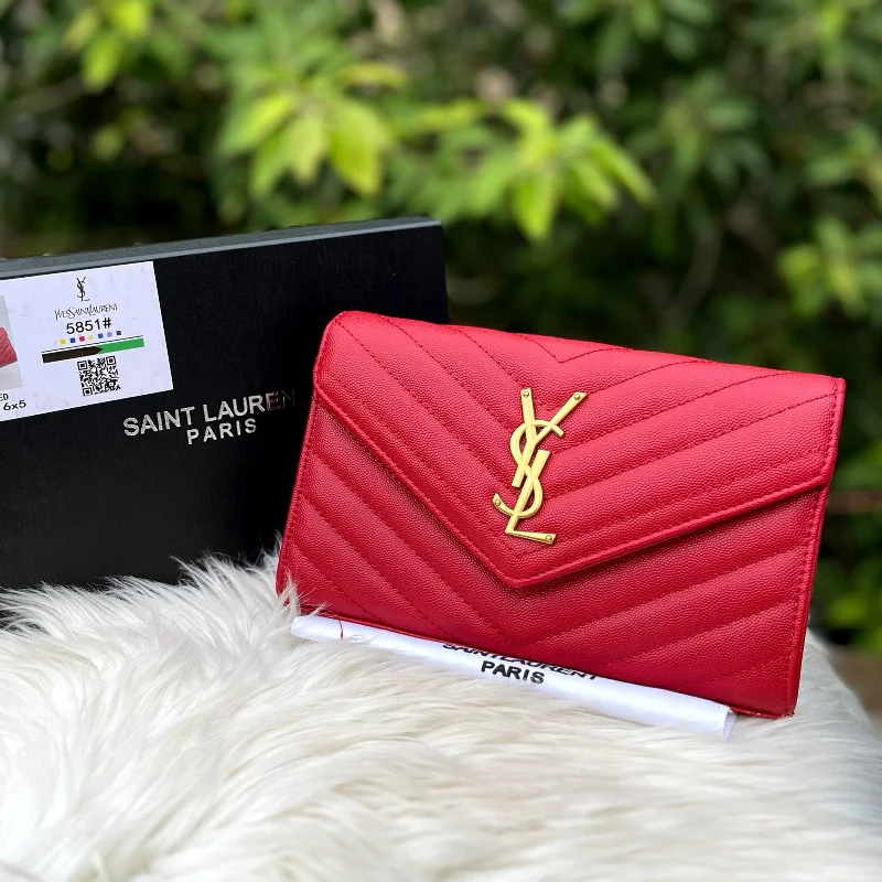 Yves Saint Laurent Rockstud bags for eveningYSL Signature Crossbody Bag For Girls (Red)