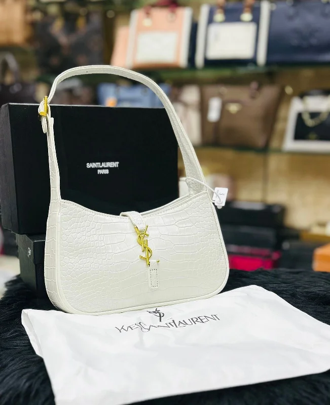 Yves Saint Laurent bags for formal occasionsLuxurious Women Bag - YSL-Inspired Premium Quality Bag with Box & Dust Bag (White-2)