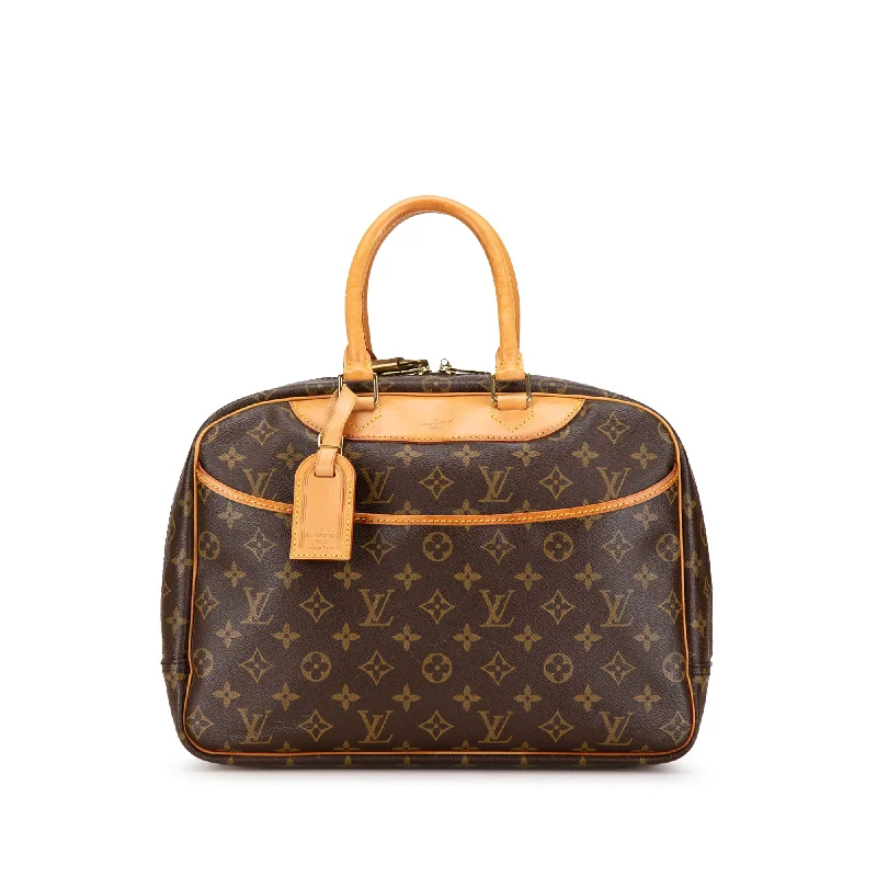 Brown Louis Vuitton Monogram Deauville Handbag