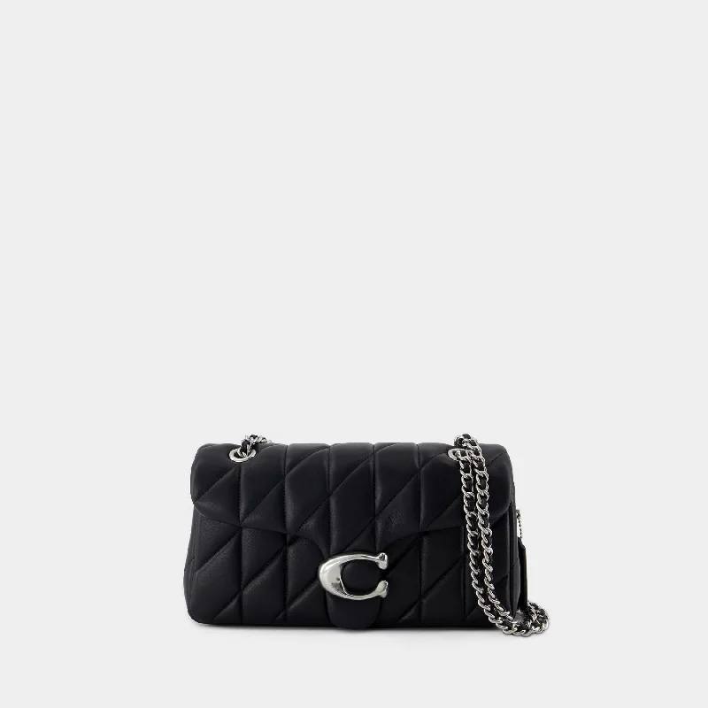 Coach Dempsey bags with a crystal - embellished C - logo for added luxuryTabby 26 Crossbody - Coach - Leather - Black