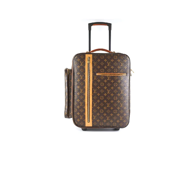 Ladies Louis Vuitton Petite Malle bags with a star - shaped charm for cutenessLouis Vuitton Bosphore Suitcase Monogram