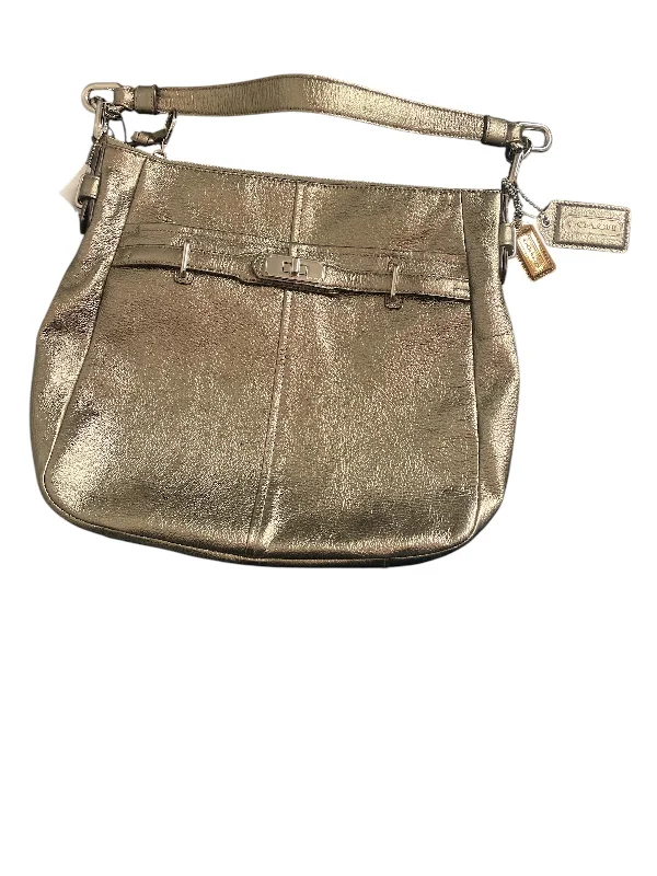 Coach Borough bags with a structured silhouette and a magnetic - snap closureHandbag Designer By Coach, Size: Large