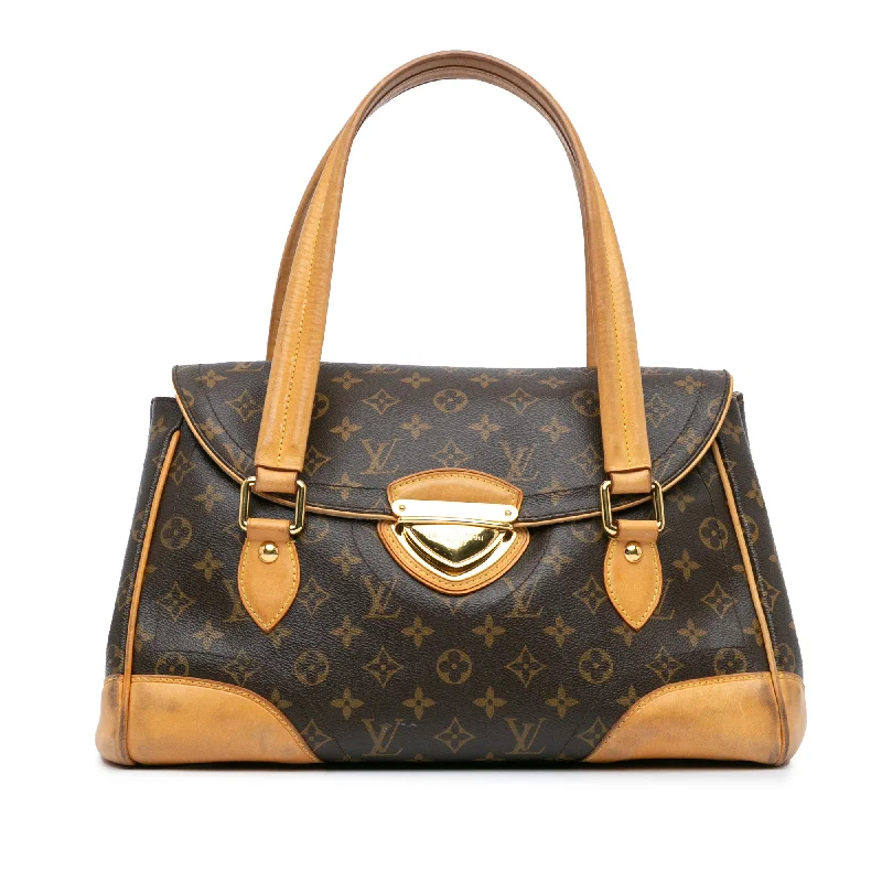 Brown Louis Vuitton Monogram Beverly GM Shoulder Bag