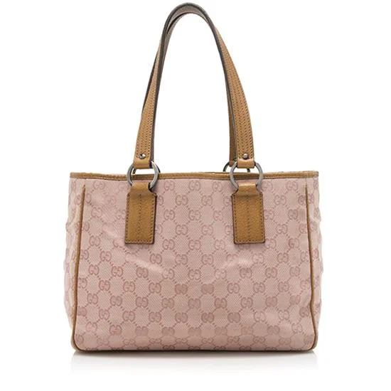 Women Gucci bags with a zippered interior pocketGucci GG Canvas Small Tote