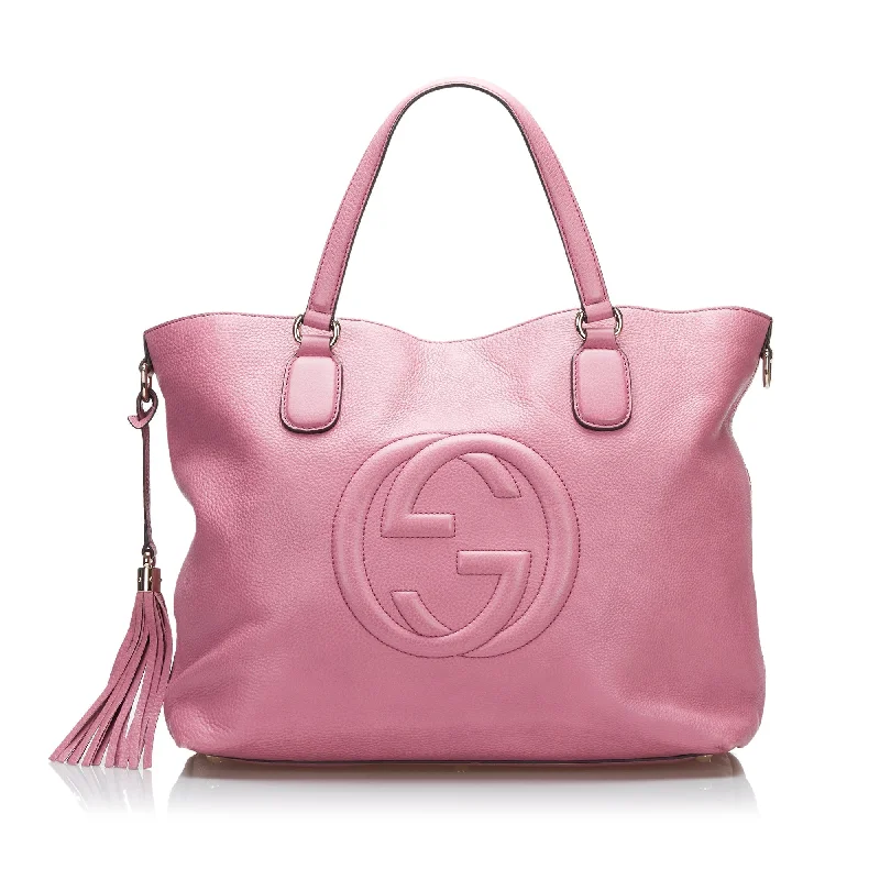 Ladies Gucci Dionysus bags with a chain - link shoulder strapGucci Soho Satchel