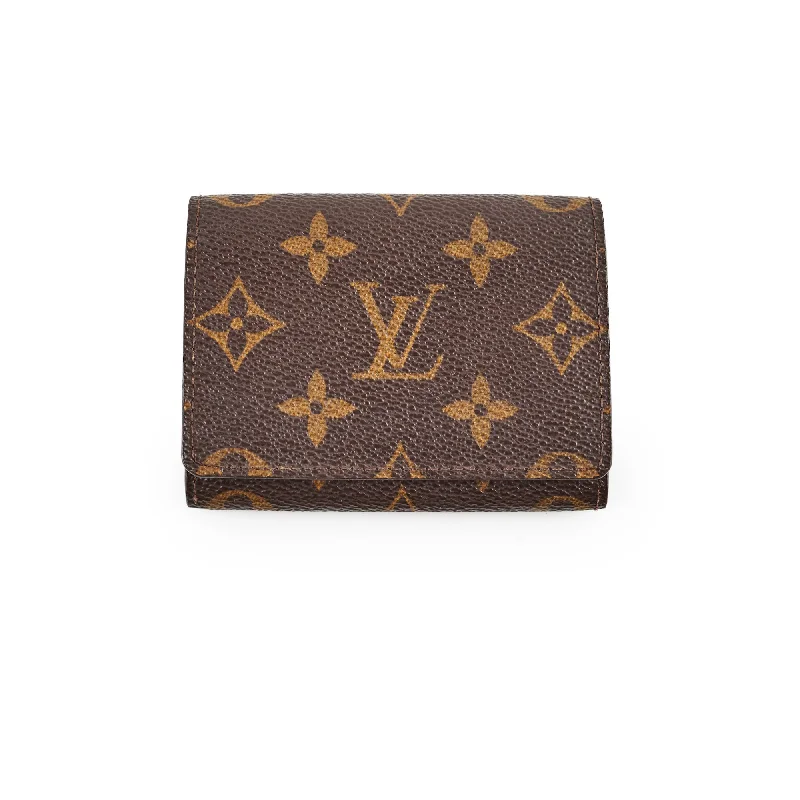 Louis Vuitton crossbody bags with adjustable shoulder straps for comfortLouis Vuitton Flap Card Holder Monogram