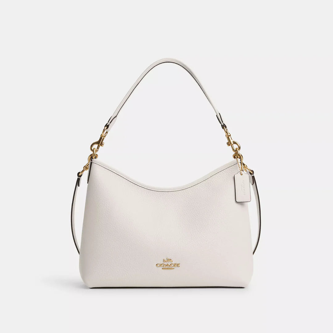 Coach handbags with a metal - framed clasp for durability and styleCoach Laurel Shoulder Bag