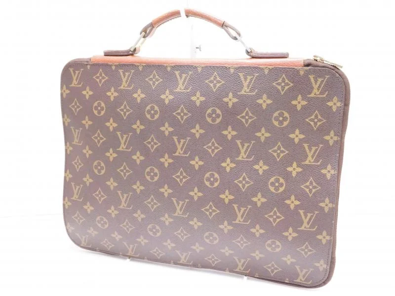 Louis Vuitton bags with a zippered interior pocket for better organizationAuthentic Pre-owned Louis Vuitton Monogram Vintage Poche Documents Poignee Document Bag No.52 200243