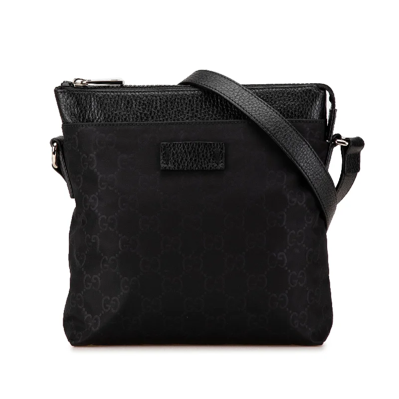 Ladies Gucci Dionysus bags with a star - shaped charmBlack Gucci GG Nylon Crossbody