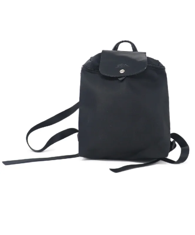 Yves Saint Laurent tote bags for workLongchamp Black Nylon Backpack