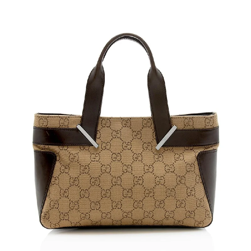 Women Gucci crossbody bags with a woven leather strapGucci GG Denim Small Tote