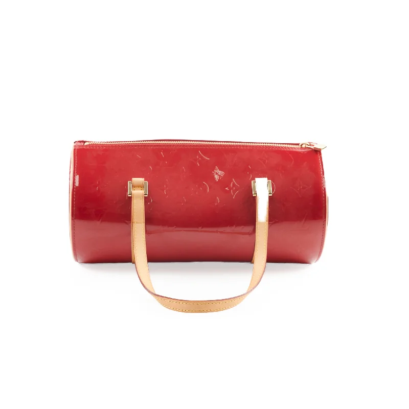 Louis Vuitton bags with a snap - button closure and a decorative charm for styleLouis Vuitton Papillon 30 Red Shoulder Bag