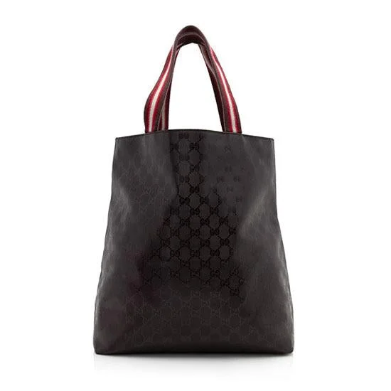 Women Gucci bags with a front - zip pocket for small itemsGucci GG Imprime Web Tote