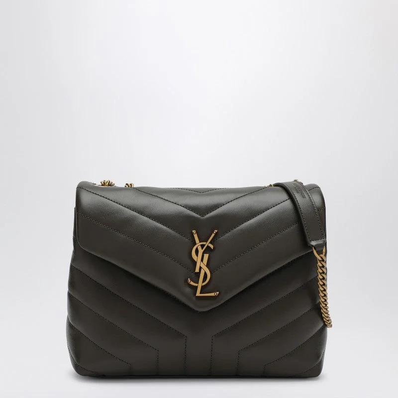 Yves Saint Laurent bags for casual everyday wearSaint Laurent Moss Green Small Ysl Loulou Bag Women