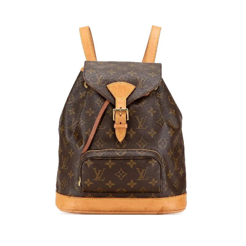 Brown Louis Vuitton Monogram Montsouris MM Backpack