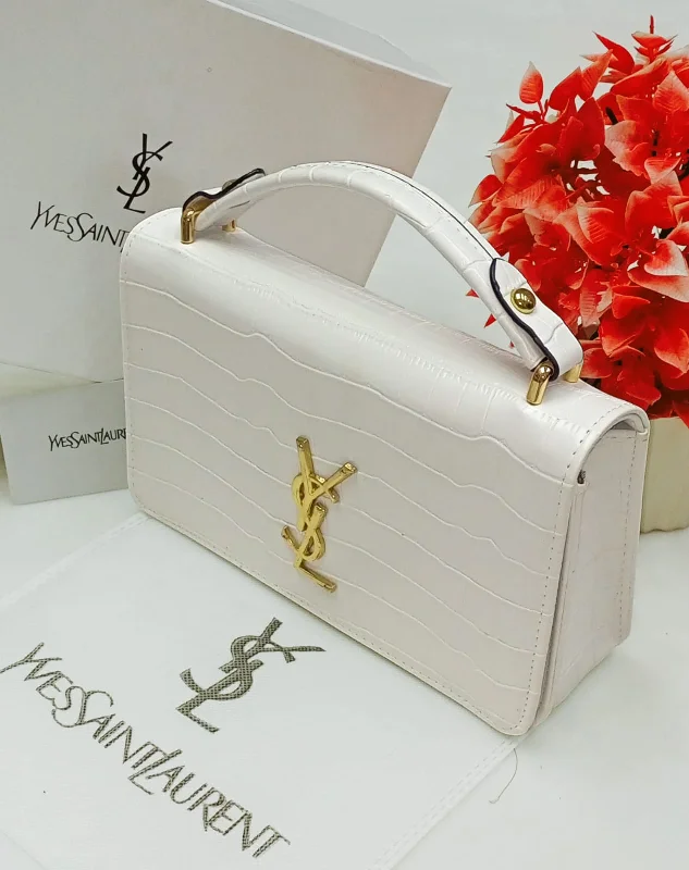 Yves Saint Laurent bags in vibrant colorsImported YSL Crossbody Bag for Women - With Box for women (White)