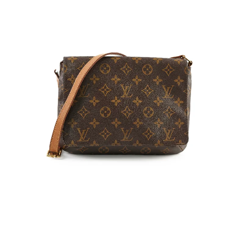 Louis Vuitton backpacks with a hidden back pocket for securityLouis Vuitton Mussette Vintage Shoulder Bag Monogram