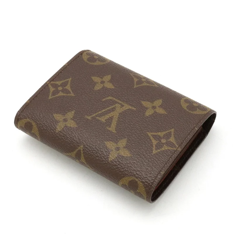 Ladies Louis Vuitton shoulder bags with a wide - width strap for comfortLOUIS VUITTON Monogram Portefeuille Helene Trifold Wallet M60253