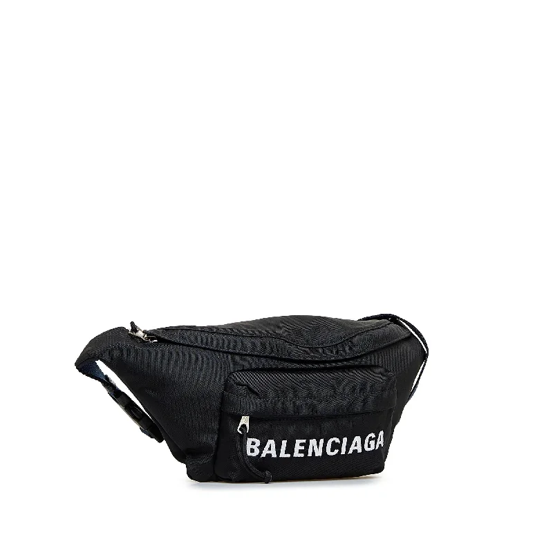 Balenciaga City bag small size featuring hand - painted detailsBalenciaga City bag small size featuring hand - painted detailsBalenciaga Wheel Logo Belt Bag (SHG-CGdVP8)