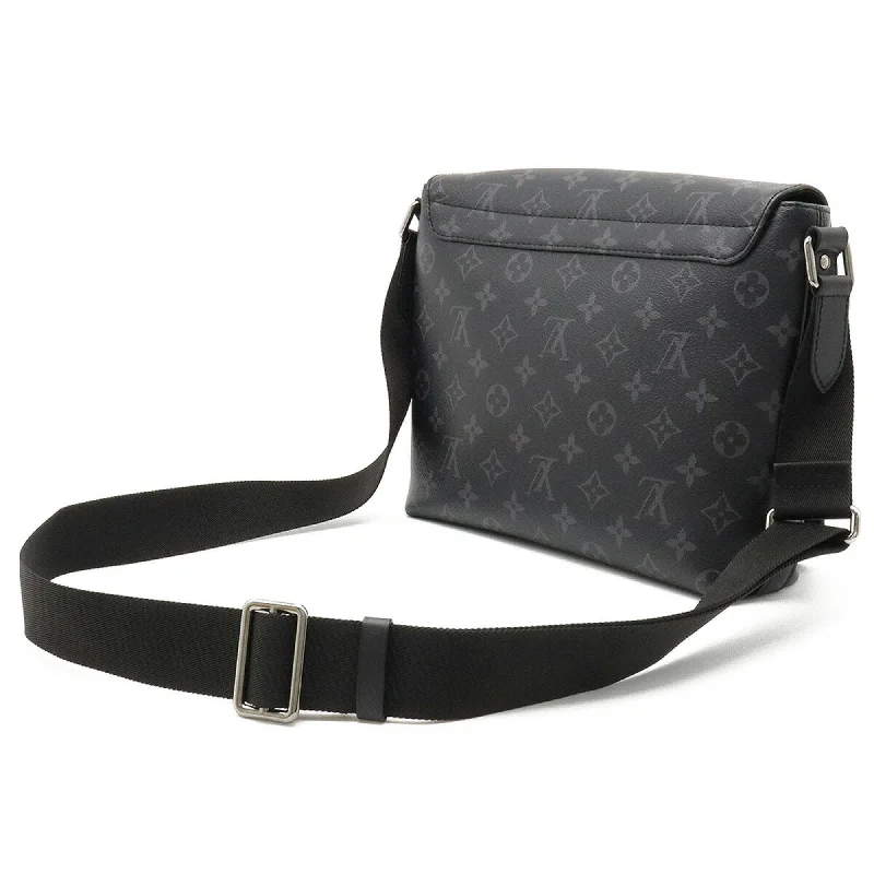 Louis Vuitton bags with a front - zip pocket for small items like keysLOUIS VUITTON Monogram Eclipse District PM NV2 Bag Shoulder M45272