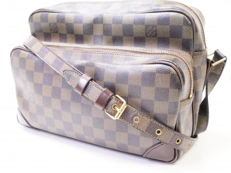 Louis Vuitton tote bags with a spacious interior and multiple pocketsAuthentic Pre-owned Louis Vuitton Special Ordered Damier Nil Crossbody Messenger Bag N48062 200361