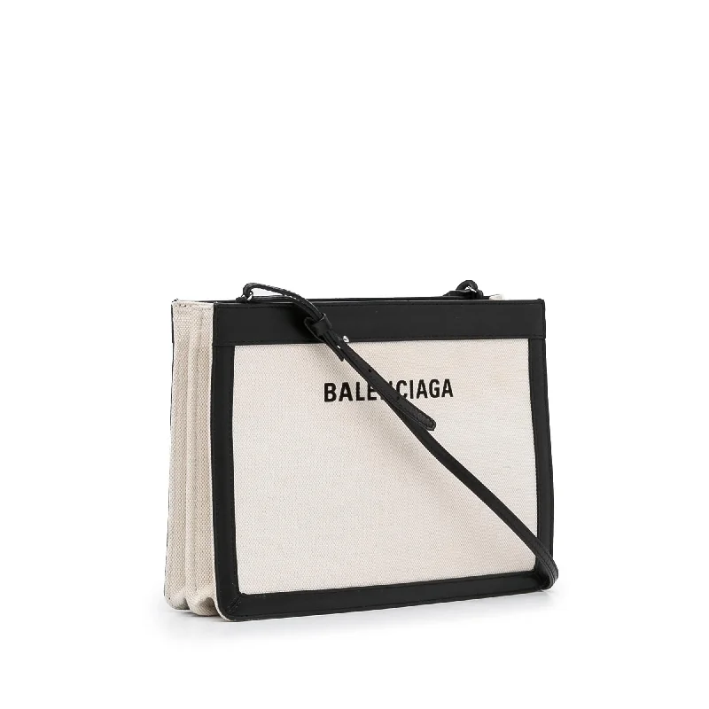 Balenciaga XS Small bag with chain - and - leather shoulder strapBalenciaga XS Small bag with chain - and - leather shoulder strapBalenciaga Navy Pochette (SHG-SdLFGu)