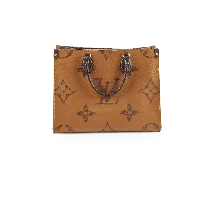 Medium - sized Louis Vuitton tote bags for work and shoppingLouis Vuitton On The Go MM Reverse Monogram