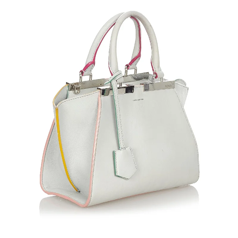 Fendi bags with a Bluetooth - enabled key finder for never losing keys againFendi 3Jours Leather Handbag (SHG-23499)