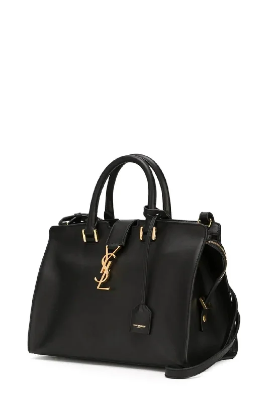 Yves Saint Laurent bags with iconic YSL logoSmall Cabas YSL Black