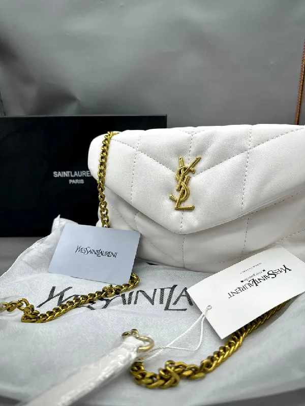 Yves Saint Laurent bags for a chic, modern styleYSL Premium Women’s Bag – Luxury with Complete Box Packaging (White 1)