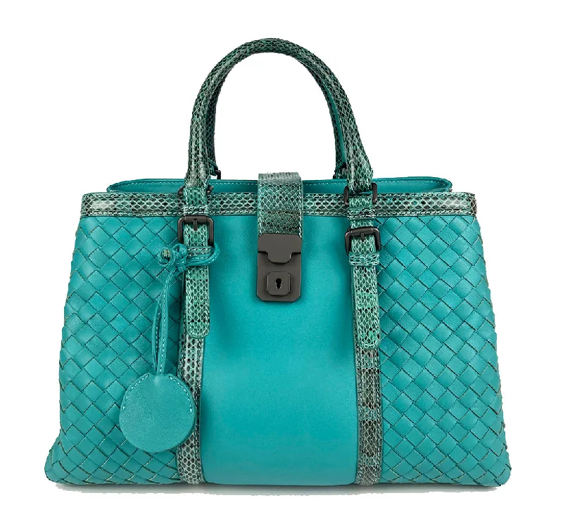 Bottega Veneta bags for stargazing nightsBottega Veneta Teal Nappa Ayers Small Roma Bag