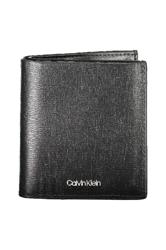 Calvin Klein mini bags for partiesCalvin Klein Black Leather Men Wallet