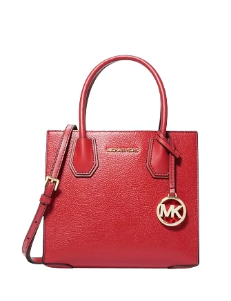 Michael Michael Kors Bags with gold - tone hardware for a touch of luxuryMichael Michael Kors Mercer Medium Pebbled Leather Crossbody Bag