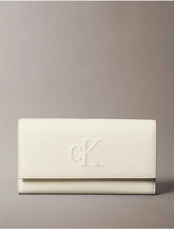 Calvin Klein bags for business casual attireWomen's Sculpted Impression Wallet - White