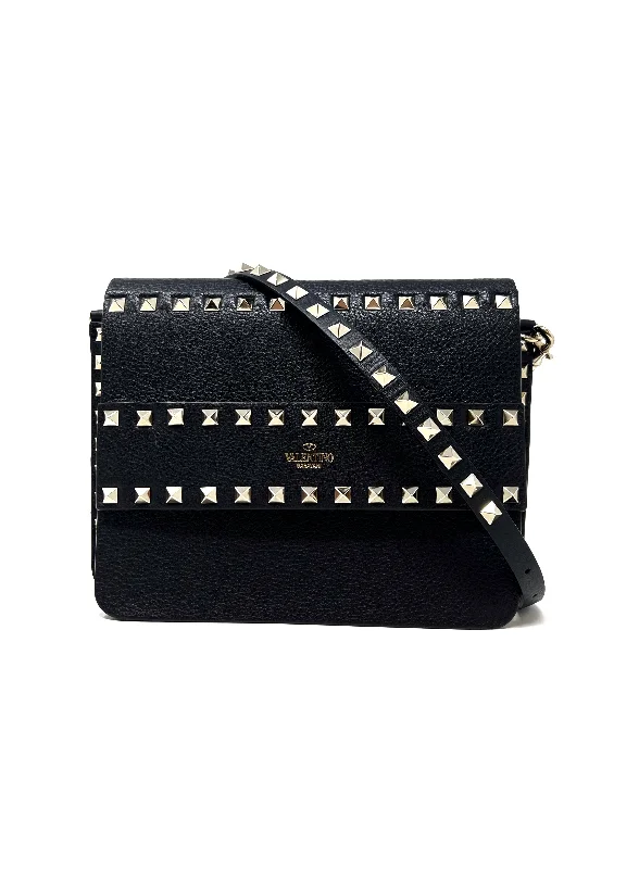 Valentino evening bags with chain strapsValentino WDB! Rockstud Grainy Calf Crossbody Bag