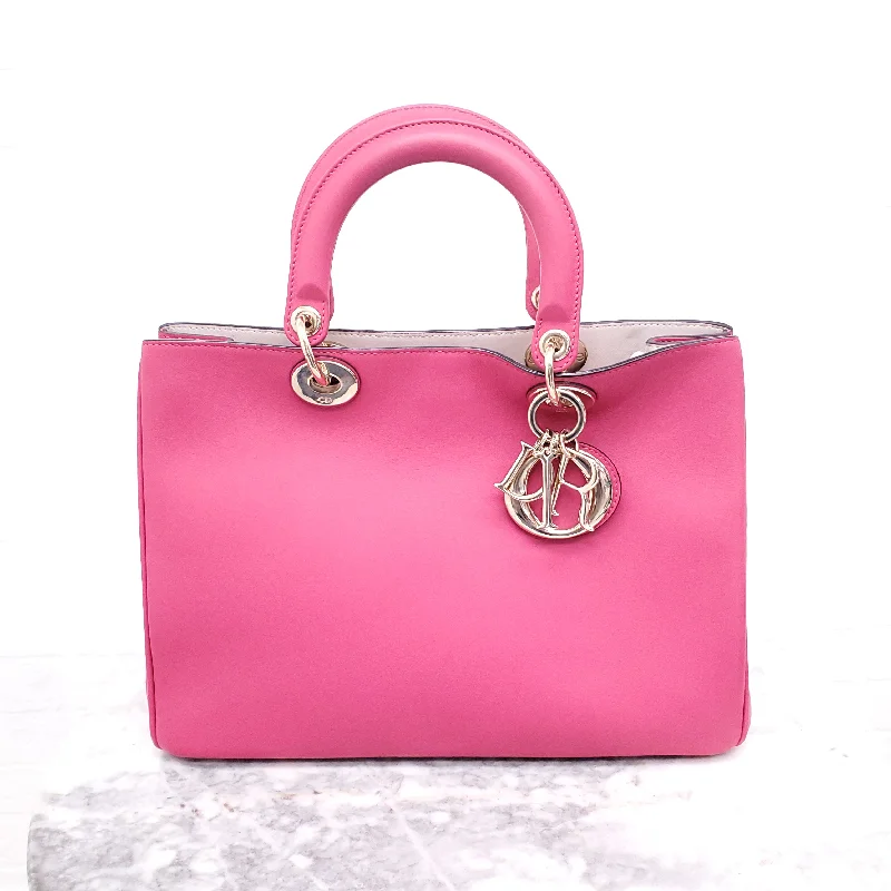 MIU MIU large bags for travelingCHRISTIAN DIOR FUSCHIA DIORISSIMO MEDIUM HANDBAG