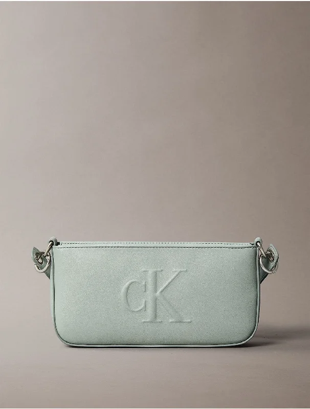 Calvin Klein crossbody bags for travelWomen's Sculpted Impression Shoulder Bag - Green