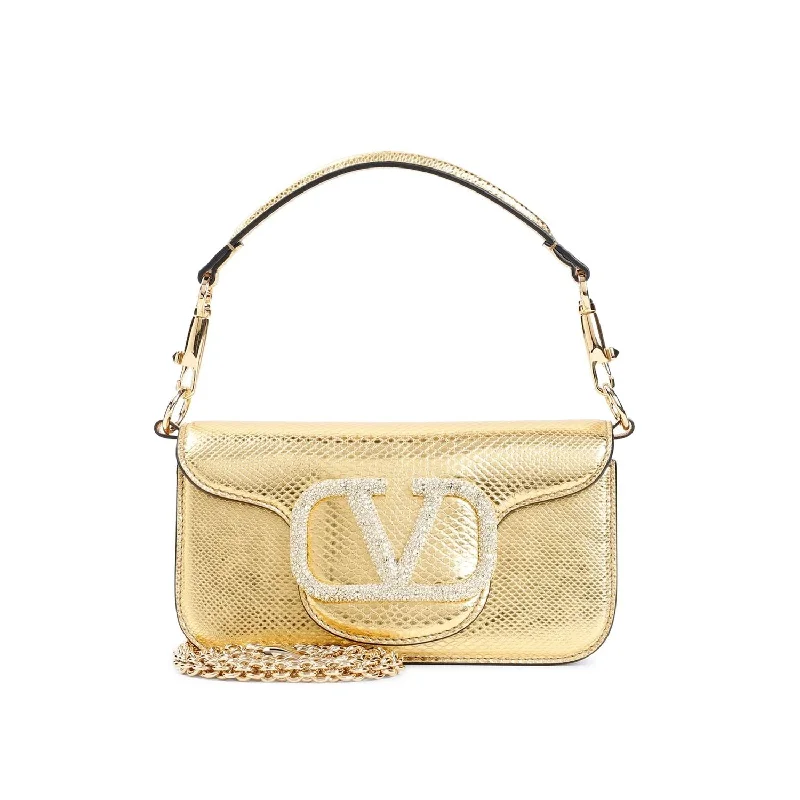 Valentino bags with luxury hardwareWomen's Loco Small Shoulder Bag in Orosabbia | 5W2B0K53MIS