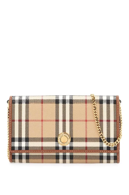 Quilted Burberry Bags for a Luxurious FeelWomen's Ered\n\ncheckered Mini Crossbody Bag in Beige | 8094420