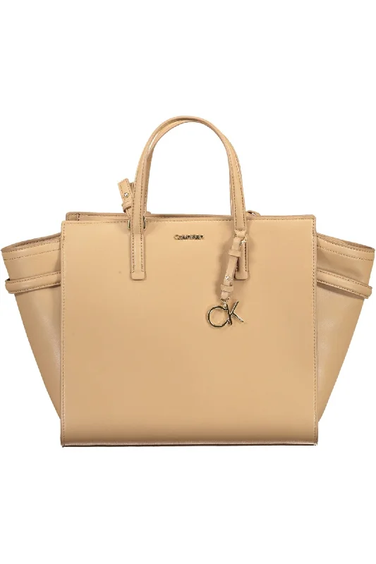 Calvin Klein bags for women in bright colorsCalvin Klein Beige Polyester Women Handbag