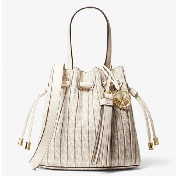 Michael Michael Kors Bags for movie nights with a practical sizeWilla Extra-Small Pleated Logo Tote Bag